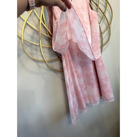 H by halston  Dress size floral dress pink size 16 - Picture 5 of 5